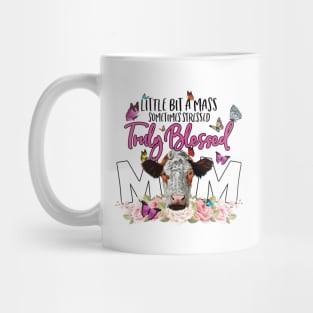 Who loves Cows Women Farmer Farm Flower Mug